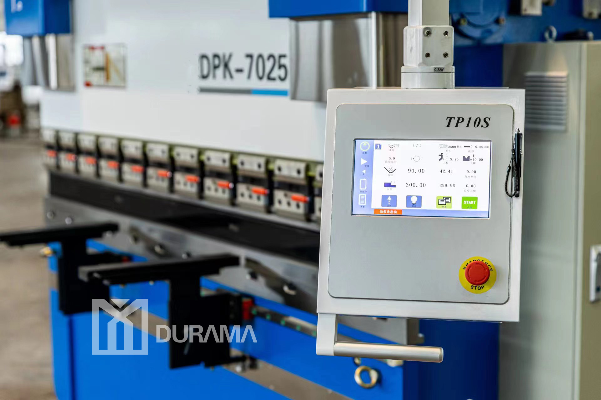 DRPK-11032 CNC الهيدروليكية مكابح الضغط مع TP10S شاشة اللمس CNC و SERVOMOTOR 