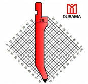 Serise 11 Durama Gooseneck Punch for Hydraulic Press Brake 