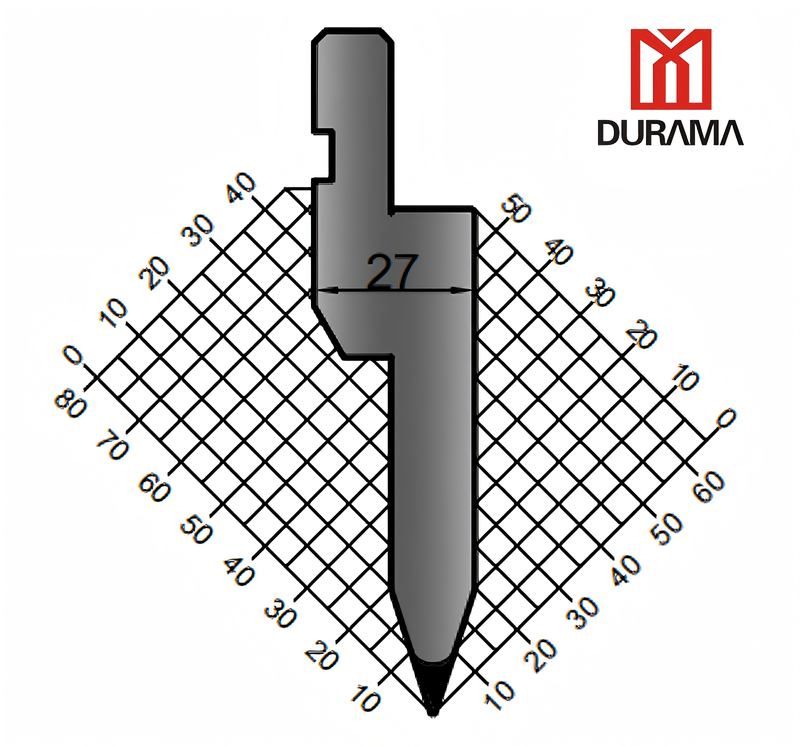 Serise 16 Durama Gooseneck Punch for Hydraulic Press Brake 