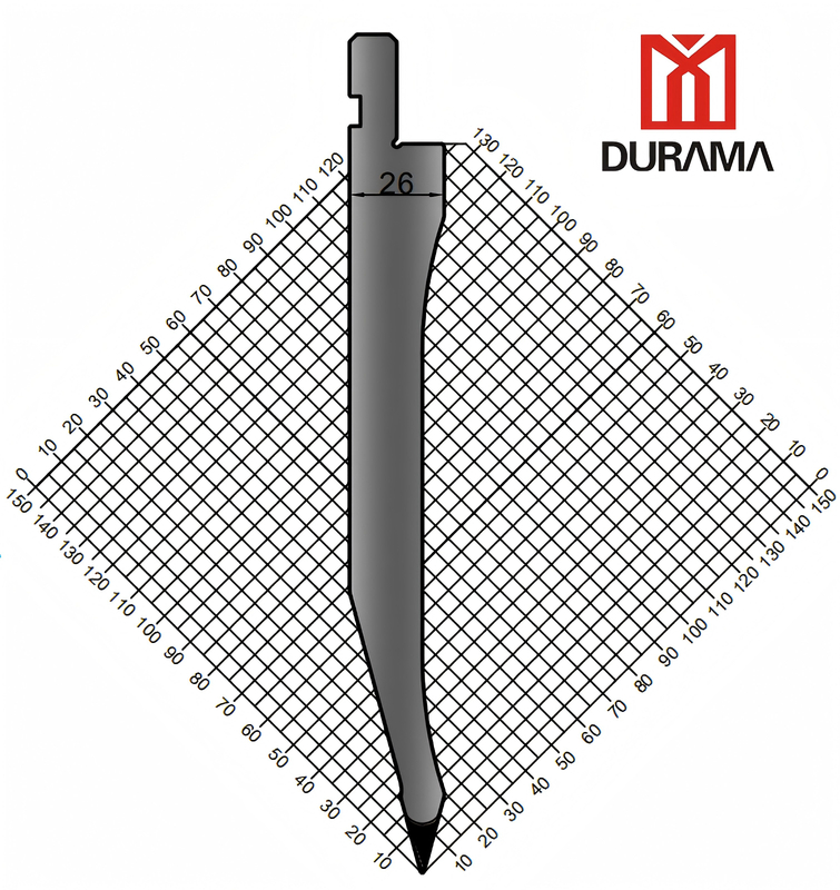 Serise 19 Durama Gooseneck Punch for Hydraulic Press Brake 