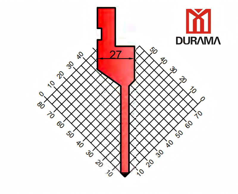 Serise 2 Durama Gooseneck Punch for Hydraulic Press Brake 