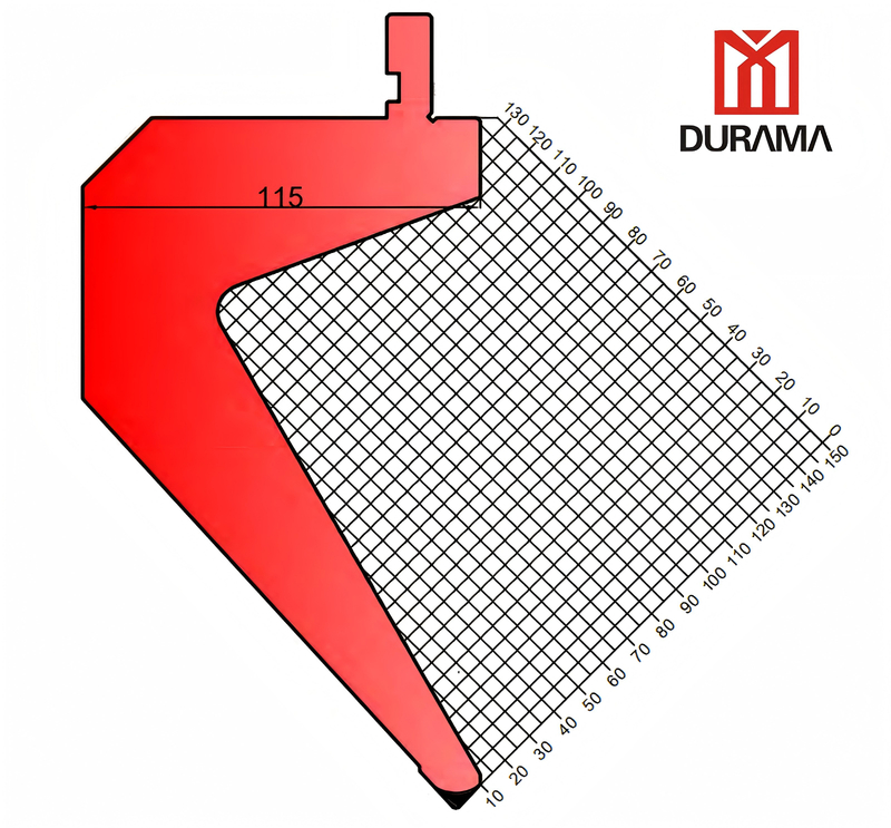 Serise 7 Durama Gooseneck Punch for Hydraulic Press Brake 