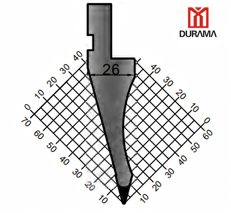 Serise 13 Durama Gooseneck Punch for Hydraulic Press Brake 